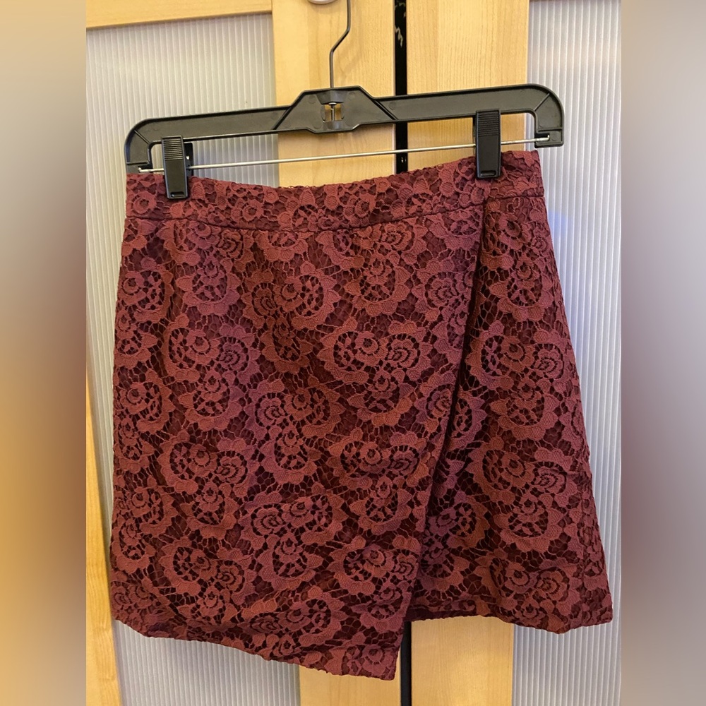 Madewell lace mini skirt Size 4